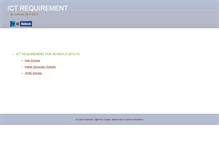 Tablet Screenshot of ict.itschool.gov.in